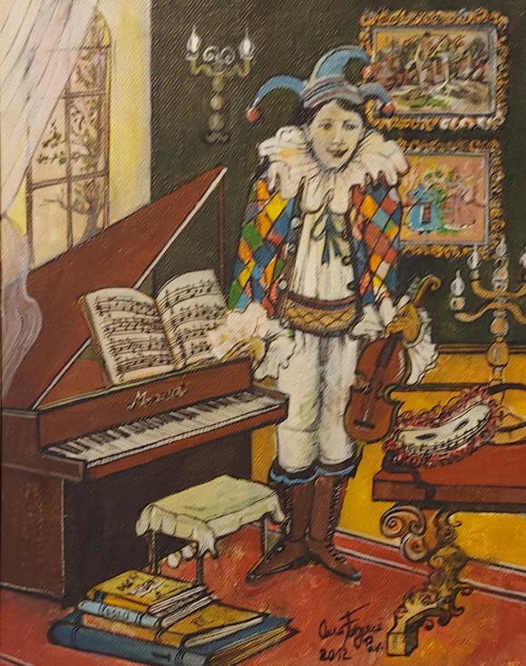 Arlechin și pianină
